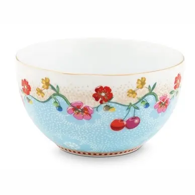 Meilleur Prix Bol PiP Studio Floral Blue (12 cm)