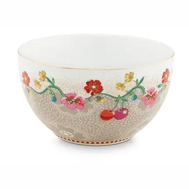 Satisfait Ou Remboursé Bol PiP Studio Floral Khaki (12 cm)