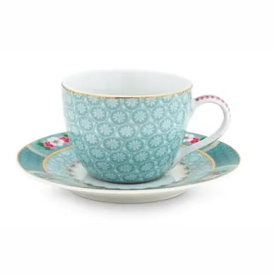 Tasse à Espresso PiP Studio Blushing Birds Blue (120 ml) Prix Choc