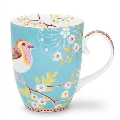Bon Marché Mug à Café PiP Studio Floral Blue (350 ml)
