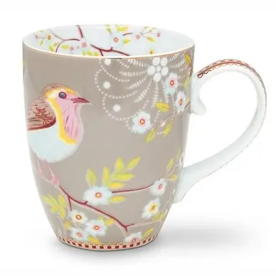 Premium Mug à Café PiP Studio Floral Khaki (350 ml)