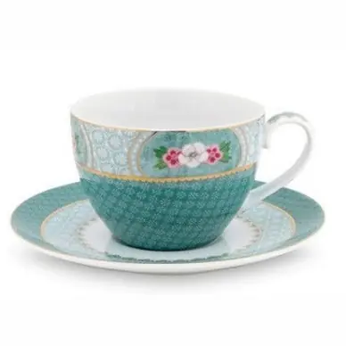 Tasse à Café PiP Studio Blushing Birds Blue (280 ml) Super Prix