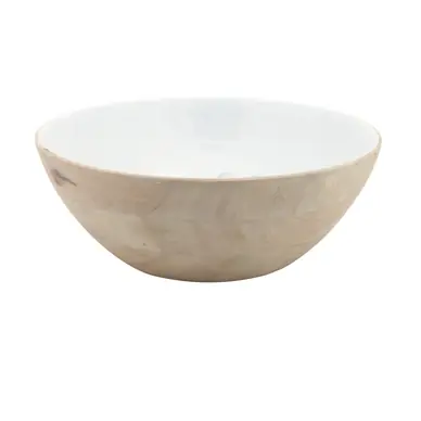 Saladier Pip Studio Blushing Birds Wood Enamelled White 32 cm Livraison Mondiale