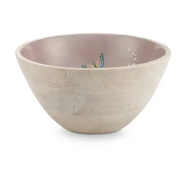 Saladier Pip Studio Blushing Birds Wood Enamelled Khaki 24 cm Remise