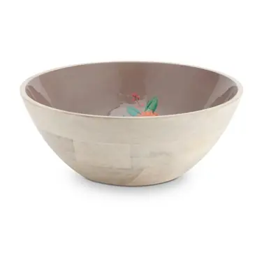 Saladier Pip Studio Blushing Birds Wood Enamelled Khaki 32 cm Offre Exclusive