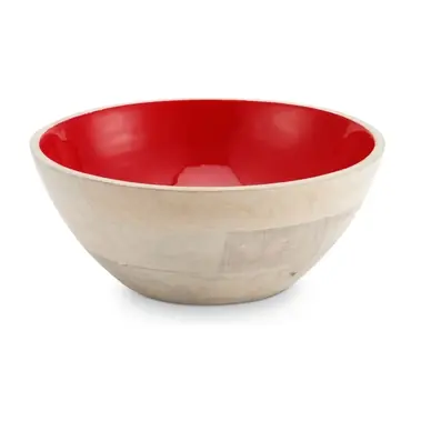 Saladier Pip Studio Blushing Birds Wood Enamelled Red 28 cm Vente Directe