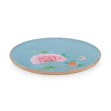 Seulement Aujourd’hui Assiette de Service Pip Studio Blushing Birds Wood Enamelled Blue 32 cm