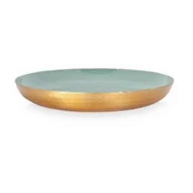 Assiette de Service Pip Studio Blushing Birds Enamelled Blue 40 cm Bon Plan