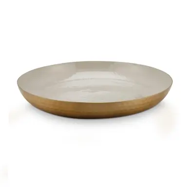 Plat de Service Pip Studio Blushing Birds Enamelled Khaki 40 cm Expédition Rapide