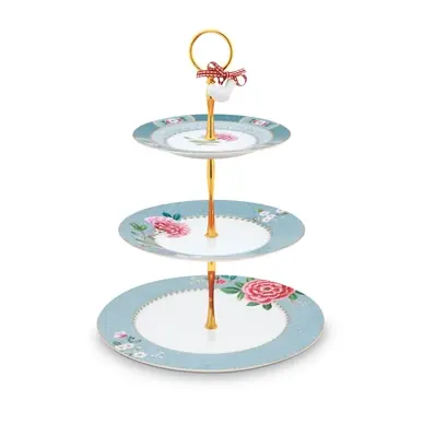 Serviteur Pip Studio Blushing Birds Blue 26,5 cm Offre Limitée