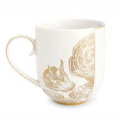 Mug Pip Studio Royal White Large 325 ml (Lot de 2) Meilleure Qualité
