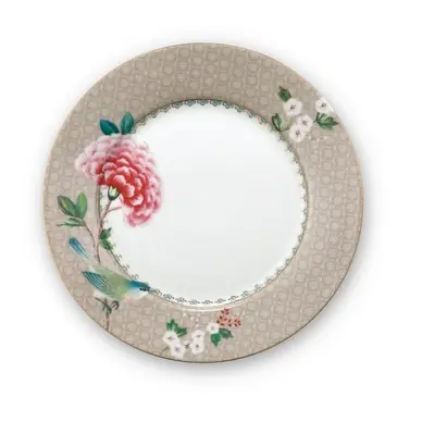 Expédié Aujourd’hui Assiette Petit Déjeuner Pip Studio Blushing Birds Khaki 21 cm (Set de 6)