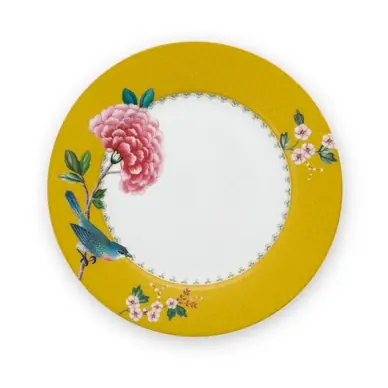 Populaire Assiette Petit-Déjeuner Pip Studio Blushing Birds Yellow 21 cm (Lot de 6)