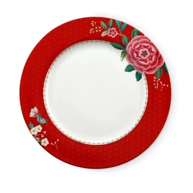 Assiette Pip Studio Blushing Birds Red 26,5 cm (Lot de 6) Acheter En Ligne