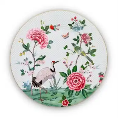 Sous-Assiette Pip Studio Blushing Birds White 32 cm (Lot de 2) En Vogue