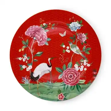 Dernière Chance Sous-Assiette Pip Studio Blushing Birds Red 32 cm (Lot de 2)