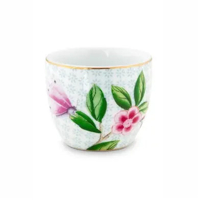 Paiement Sécurisé Coquetier Pip Studio Blushing Birds White (Lot de 6)