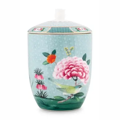 Boîte de stockage Pip Studio Blushing Birds Blue 1,5L Bon Plan