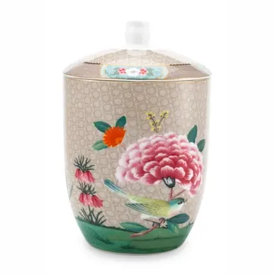 Achetez Aujourd’hui Boîte de Stockage Pip Studio Blushing Birds Khaki 1,5L