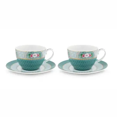 Jusqu’à Épuisement Des Stocks Tasse à Café Pip Studio Blushing Birds Blue 280 ml (Set de 2)