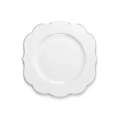 Prix Bas Assiette Pip Studio Royal White 28 cm (Lot de 6)