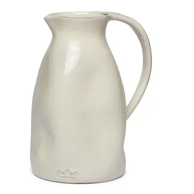 Carafe Dutchdeluxes Dented Jug Ceramique White Gros Lot