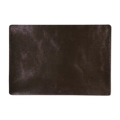 Haute Qualité Set de Table Dutchdeluxes Split Leather Metallic Bronze