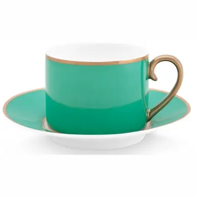 Soldes Tasse de Café Pip Studio Chique Gold-Green 220 ml