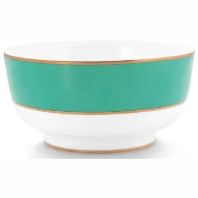 Bol Pip Studio Chique Gold-Green 15,5 cm (Lot de 4) Dernier Modèle