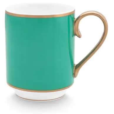 Tasse Pip Studio Chique Gold-Green 250 ml (Lot de 6) Quantité Limitée