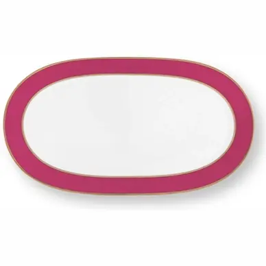 Usine Directe Plat de Service Pip Studio Chique Gold-Pink 28 x 16 cm