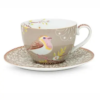 Nouvel Arrivage Tasse de Café Pip Studio Early Bird Khaki 280 ml