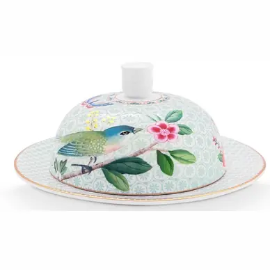 Beurrier Pip Studio Blushing Birds White 17 x 8 cm Exclusif