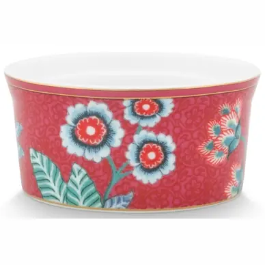 Plats à Tarte Pip Studio Flower Festival Dark Pink 8,7 x 4,3 cm (Set 4) Nouveauté