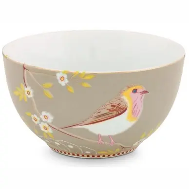 Dernière Chance Bol Pip Studio Early Bird Khaki 15 cm (Set 6)