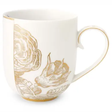 Tasses Pip Studio Royal White 325 ml (Set 6) Pas Cher