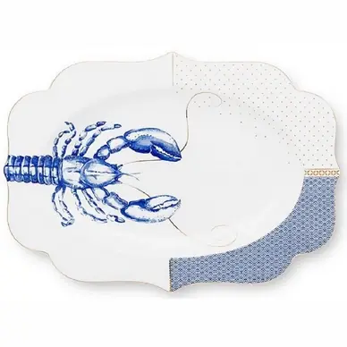 Authentique Plat de Service  Pip Studio Royal Yerseke 40 x 28,5 cm