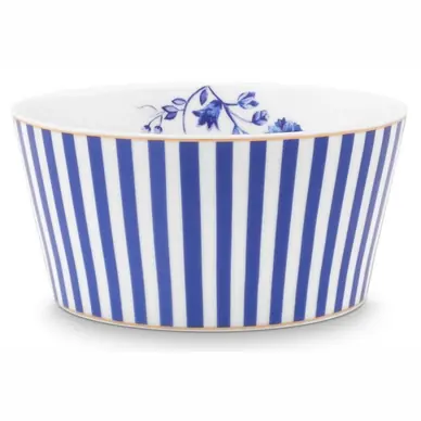 Pas Cher Bol Pip Studio Royal Stripes Blue 12 cm (Set 6)