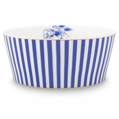 Bol Pip Studio Royal Stripes Blue 15 cm (Set 6) Dernier Modèle