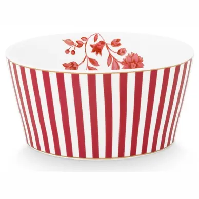 Remise Bol Pip Studio Royal Stripes Dark Pink 12 cm (Set 6)