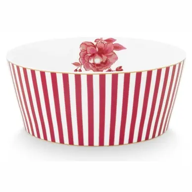 Vente Flash Bol Pip Studio Royal Stripes Dark Pink 15 cm (Set 6)