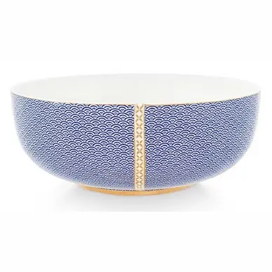 Bol Pip Studio Royal Yerseke Wave Blue 23 cm (Set 2) Jusqu’à Épuisement Des Stocks