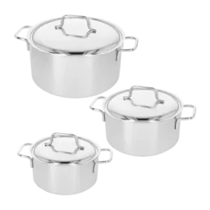 Ensemble de Casseroles Demeyere Apollo 7 (3-Pieces) Nouvelle Collection