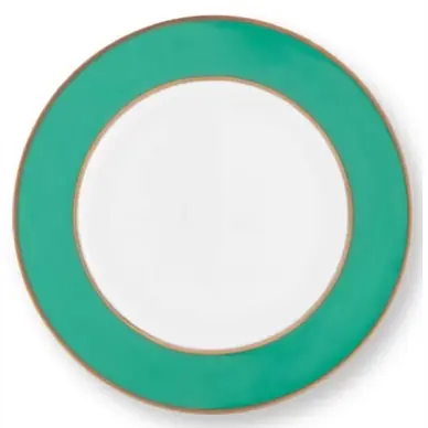 Assiette Plate Pip Studio Chique Gold-Green 23 cm (Lot de 6) Top Vente