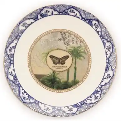 Offre Exclusive Assiette à Petit-Déjeuner Pip Studio Heritage Butterfly Blue 15 cm (Lot de 6)