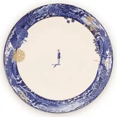 Authentique Assiette Petit-Déjeuner Pip Studio Heritage Border Blue 26,5 cm (Lot de 6)