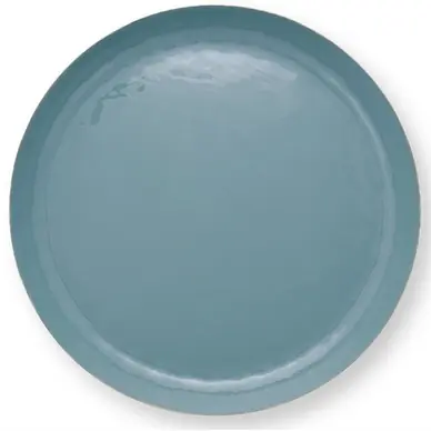 Commande En Gros Plat de Service Pip Studio Enamelled Blue 50 cm