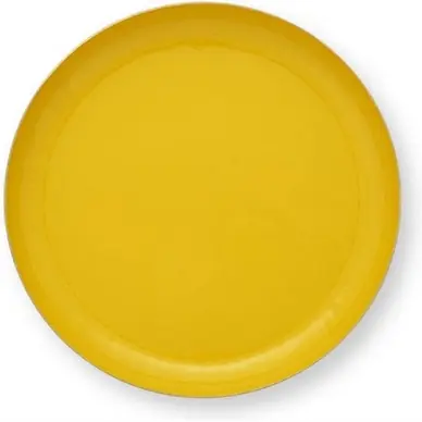 Plat de Service Pip Studio Enamelled Yellow 30 cm Nouvelle Collection