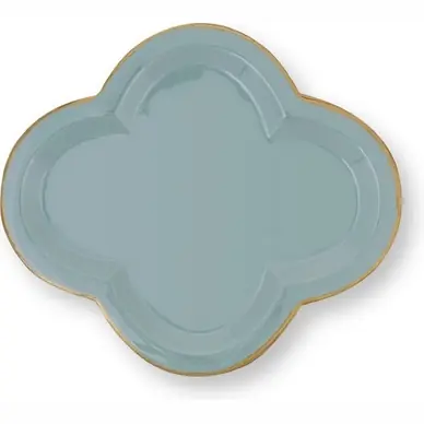 Plat de Service Pip Studio Fancy Small Blue 26 x 30 cm Quantité Limitée