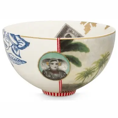Paiement Sécurisé Bol Pip Studio Heritage Palm White 15 cm (Lot de 6)
